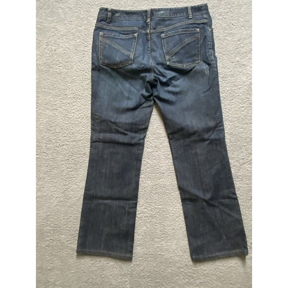 Elie Tahari jeans womens 12 Wide Straight Leg 5 Pocket - Picture 9 of 9